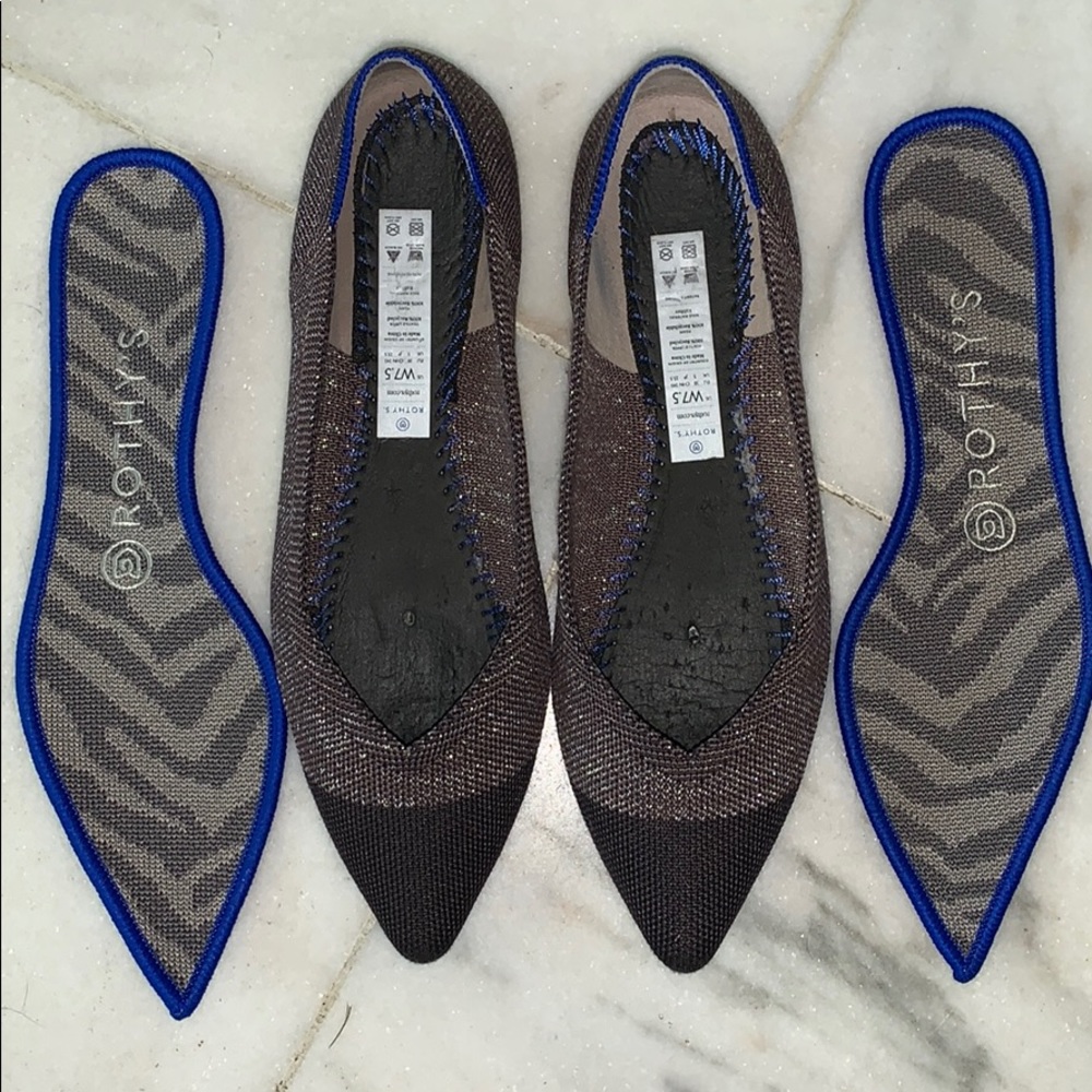 - Rothy’s Twilight Metallic Captoe Points - image 4